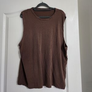 Skims Boyfriend Muscle Tank - Brown